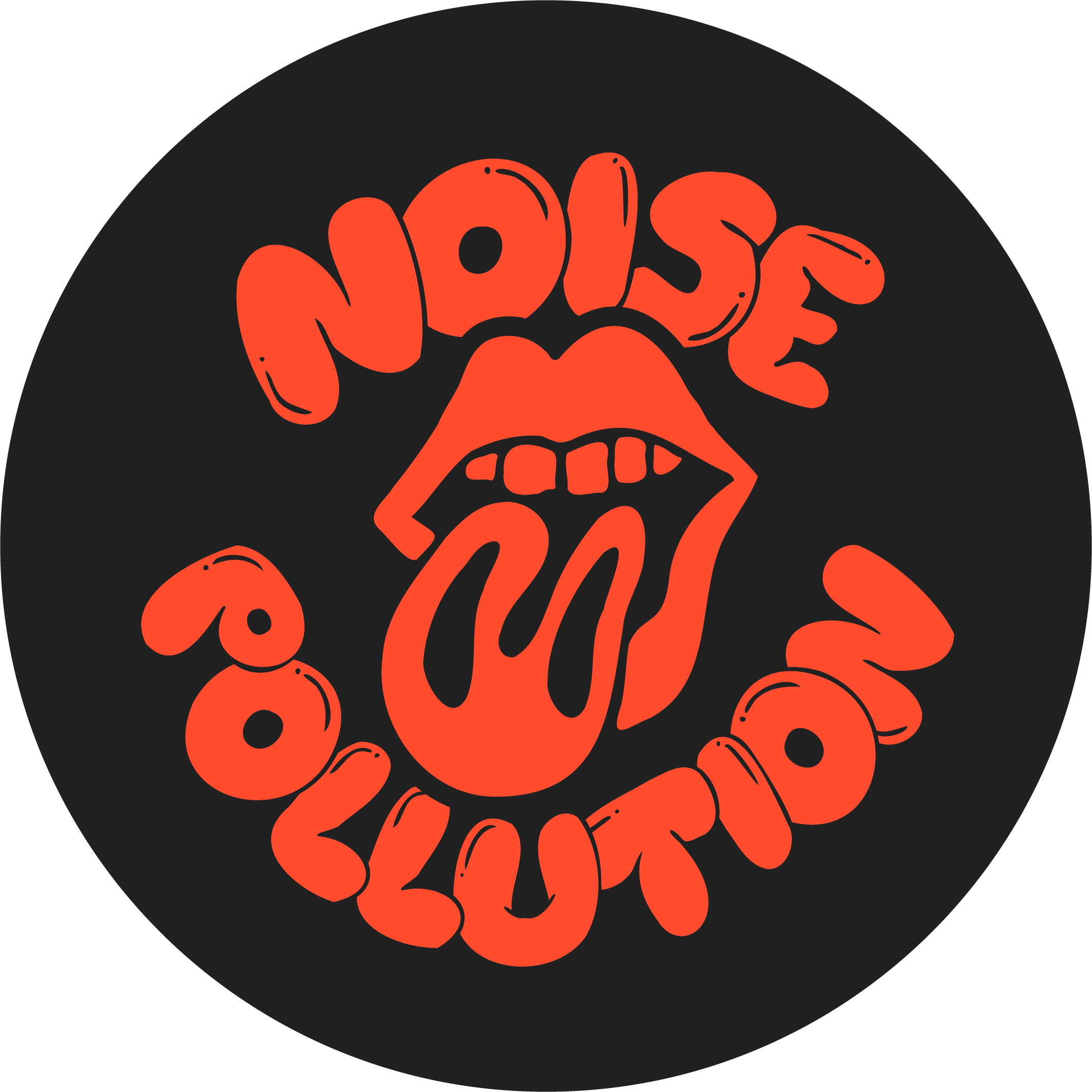 Noise Pollution Rock School badge logo